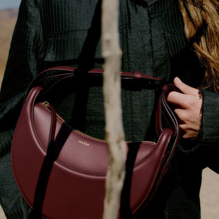 Polène Women's Numéro Dix Edition Smooth Black Cherry