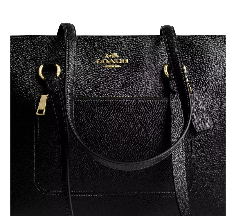 Coach Women's Station Tote Bag Gold/Black