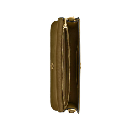 Coach Women's Elora Top Handle Crossbody Bag Brass/Muted Olive