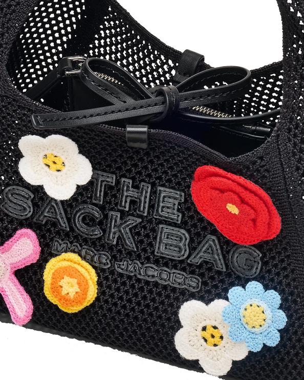 Marc Jacobs Women's The Daisy Crochet Mini Sack Bag Black