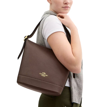 Coach Women's Jude Duffle Bag Gold/Dark Stone