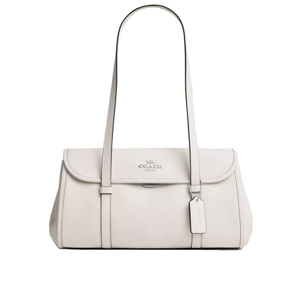Coach Women's Bridget Flap Shoulder Bag Silver/Chalk