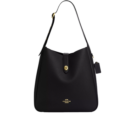 Coach Women's Hadley Large Shoulder Bag Gold/Black