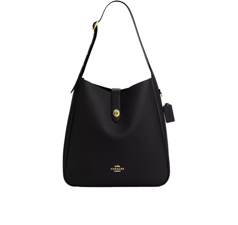 Coach Women's Hadley Large Shoulder Bag Gold/Black