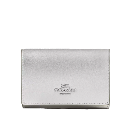 Coach Women's Micro Wallet Silver/Light Silver