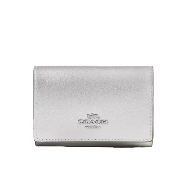 Coach Women's Micro Wallet Silver/Light Silver