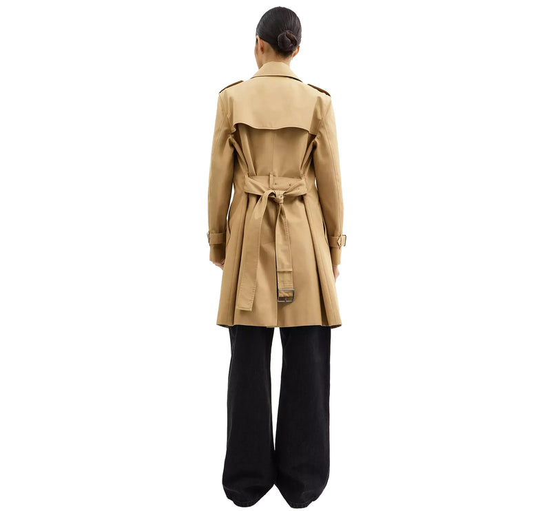 Coach Women's Mid Trench Khaki