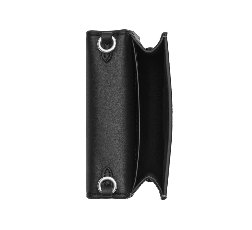 Coach Women's Mini Wallet On A Chain With Rivets Novelty Leather/Silver