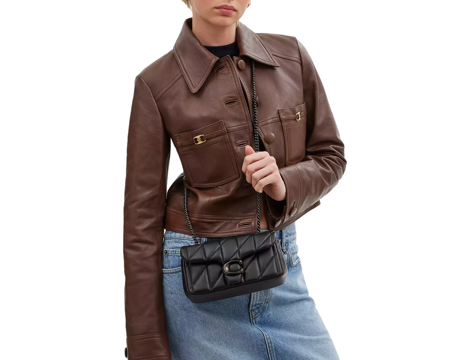 Coach Women's Tabby Shoulder Bag 20 With Pillow Quilting Pewter/Black