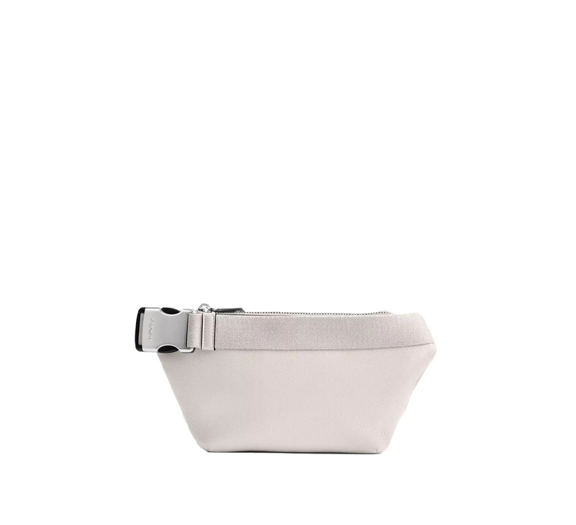 Coach Unisex Belt Bag With Signature Canvas Interior Detail Chalk