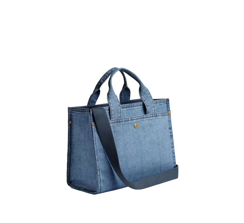 Coach Women's Cargo Tote Bag Brass/Indigo