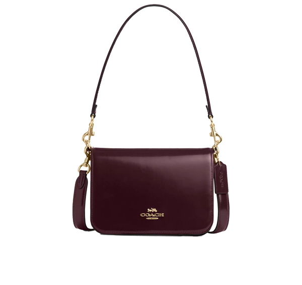 Coach Women's Quinn Bag Gold/Merlot