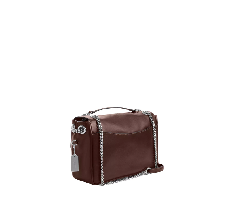 Coach Women's Elodie Crossbody Bag Silver/Maple