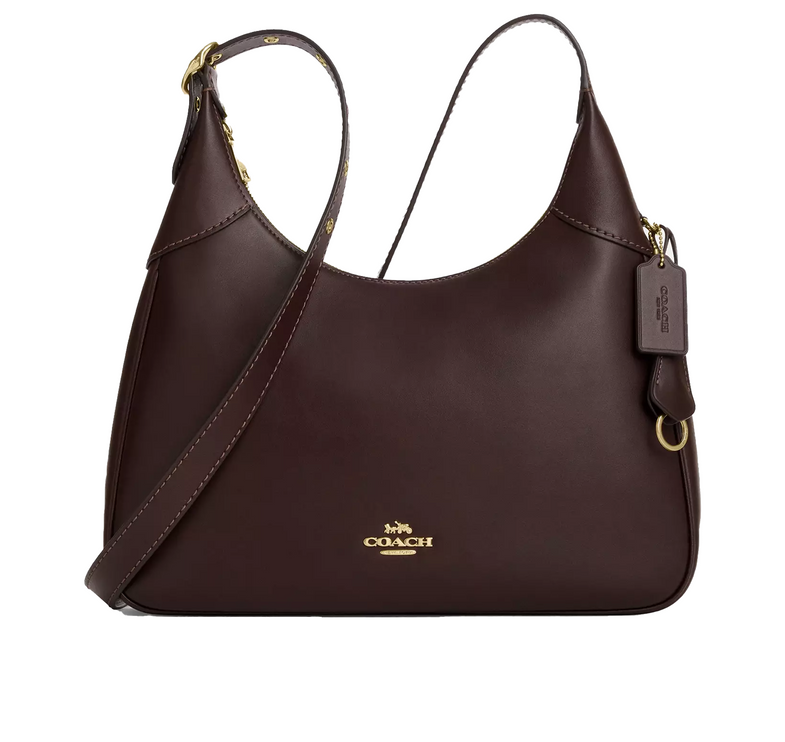 Coach Women's Ella Shoulder Bag Gold/Espresso