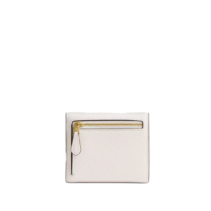 Coach Women's Mila Small Flap Wallet Brass/Chalk