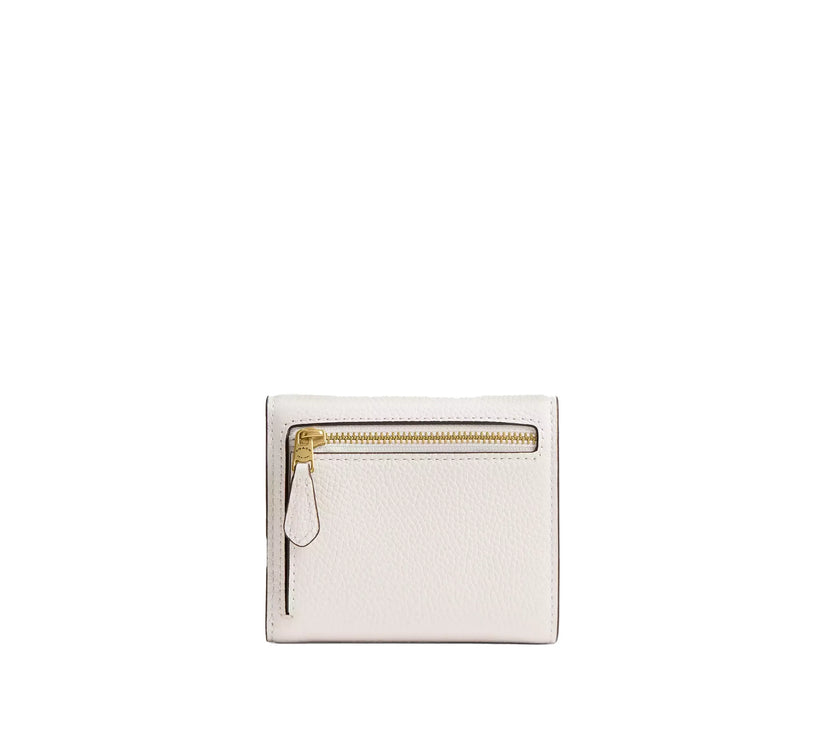 Coach Women's Mila Small Flap Wallet Brass/Chalk