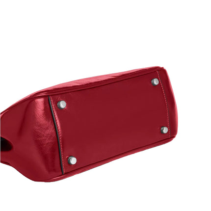 Coach Women's Asher Shoulder Bag Silver/Red