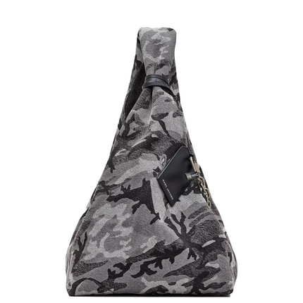 Marc Jacobs Women's The Marc Camo Denim XL Sack Bag Denim