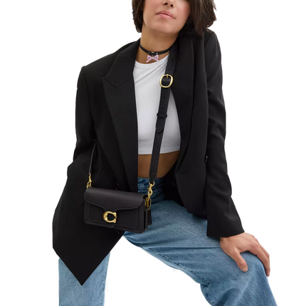 Coach Women's Tabby Shoulder Bag 20 Brass/Black