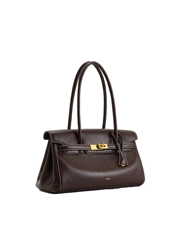 JW PEI Women's Yara Shoulder Bag - Dark Brown