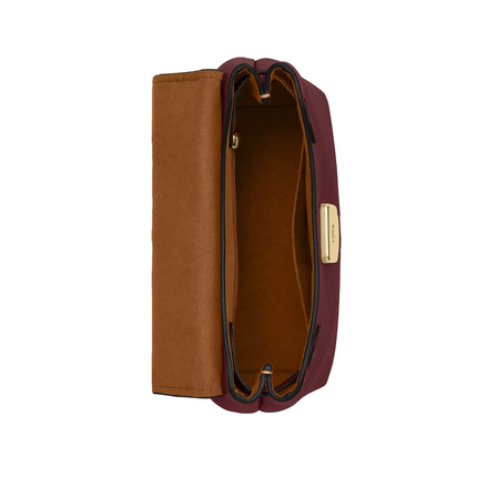 Coach Women's Emory Top Handle Bag Gold/Maroon