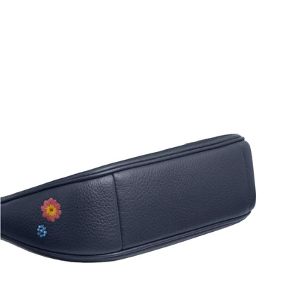 Coach Women's Teri Mini Crossbody Bag With Embroidery Gold/Dark Denim