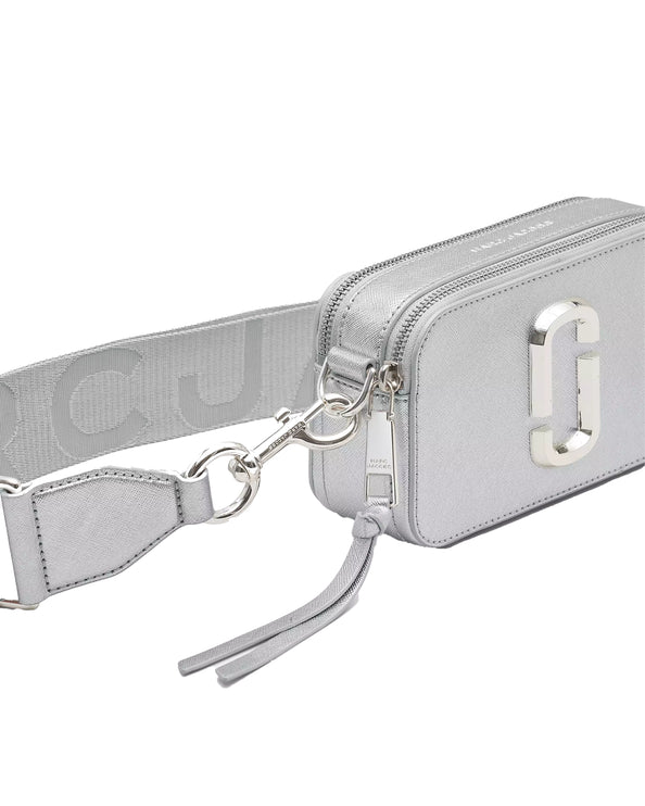 Marc Jacobs Women's The Metallic Snapshot Dtm Silver