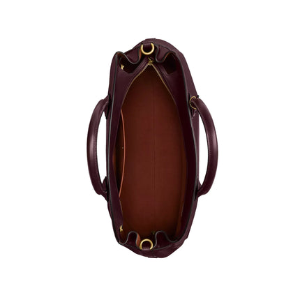 Coach Women's Soft Empire Carryall Bag 48 Brass/Merlot
