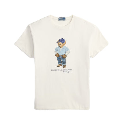 Polo Ralph Lauren Men's Classic Fit Polo Bear Jersey T-Shirt Nevis Denim Bear