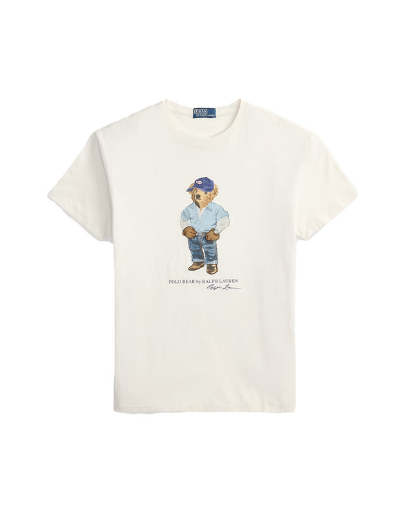 Polo Ralph Lauren Men's Classic Fit Polo Bear Jersey T-Shirt Nevis Denim Bear