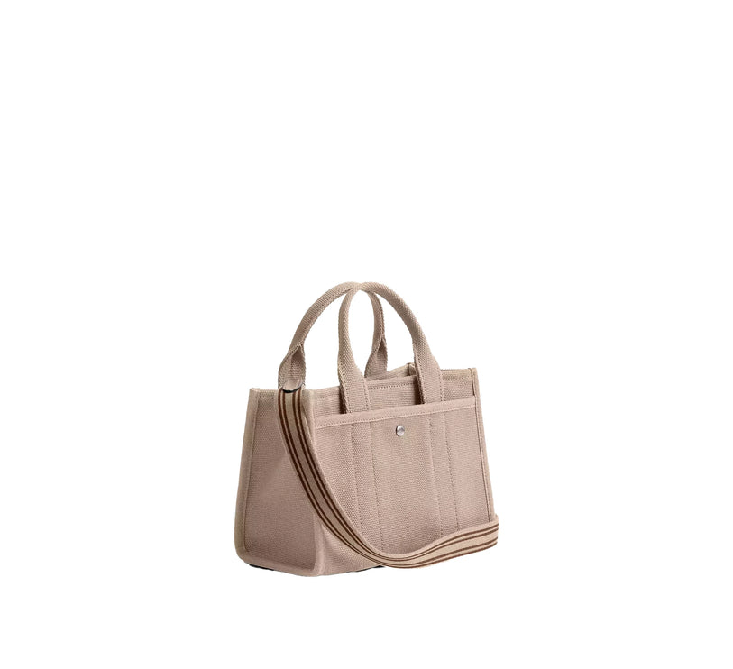 Coach Women's Cargo Tote Bag 20 Silver/Dark Natural