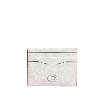 Coach Women's Card Case Chalk