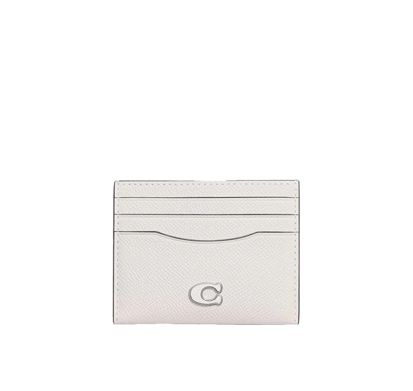Coach Women's Card Case Chalk