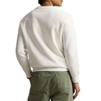 Polo Ralph Lauren Men's Polo Bear Fleece Sweatshirt White Summer Bear