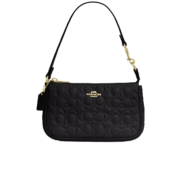 Coach Women's Nolita 19 In Signature Leather Gold/Black