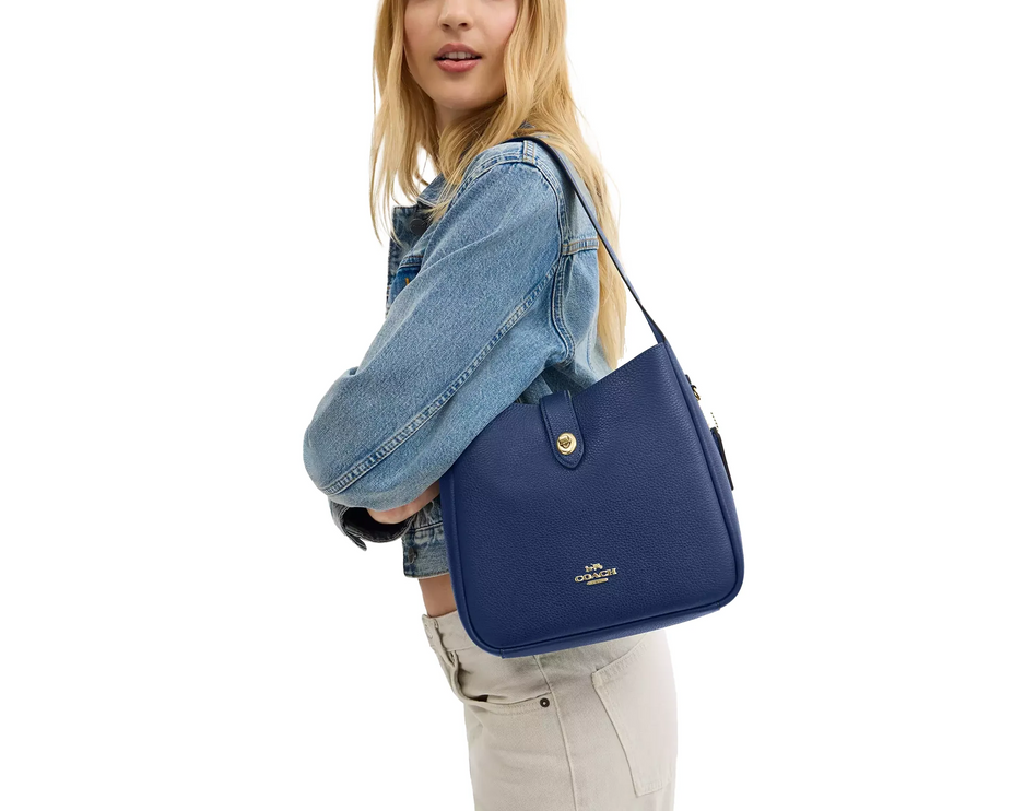 Coach Women's Hadley Convertible Crossbody Bag Gold/Deep Blue