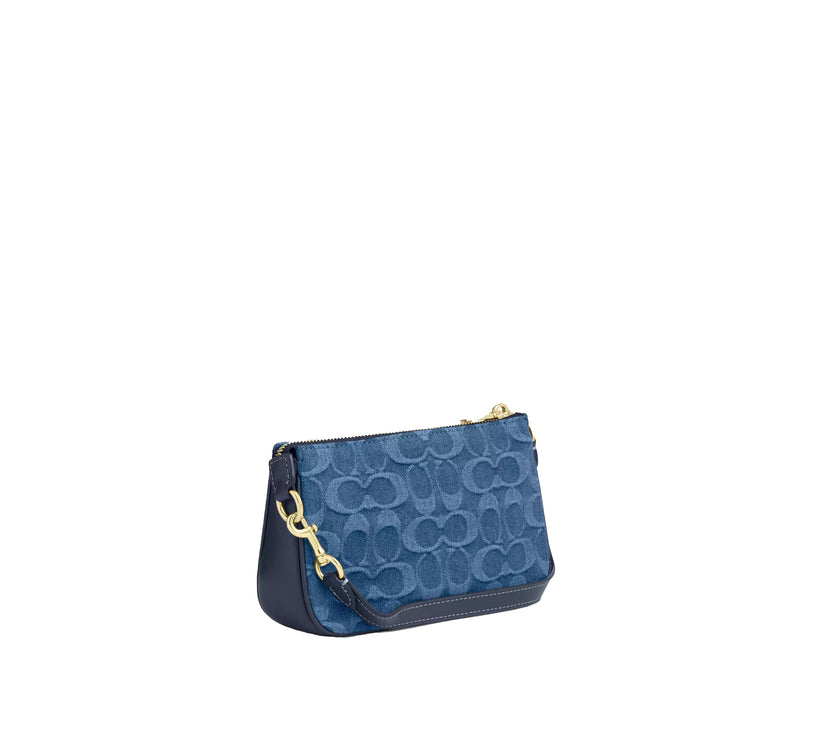 Coach Women's Nolita 19 In Signature Denim Gold/Indigo