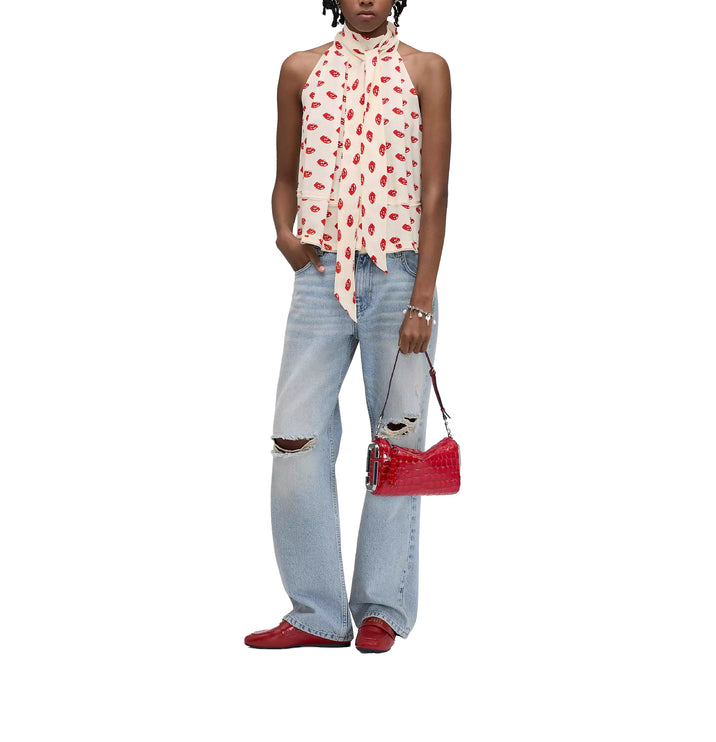 Marc Jacobs Women's Lips Halterneck Tie Top
