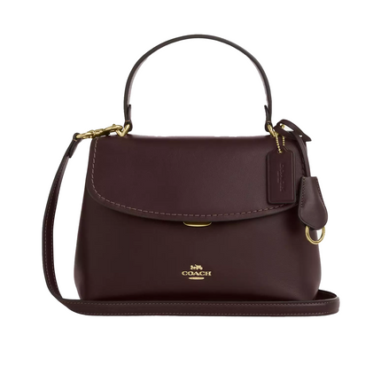 Coach Women's Emory Top Handle Bag Gold/Espresso