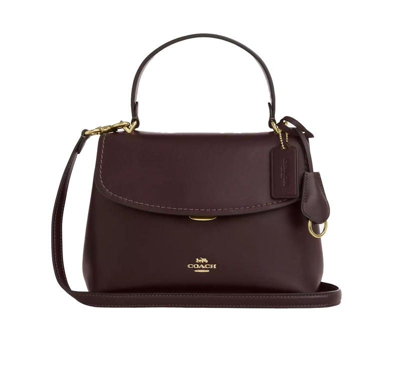 Coach Women's Emory Top Handle Bag Gold/Espresso