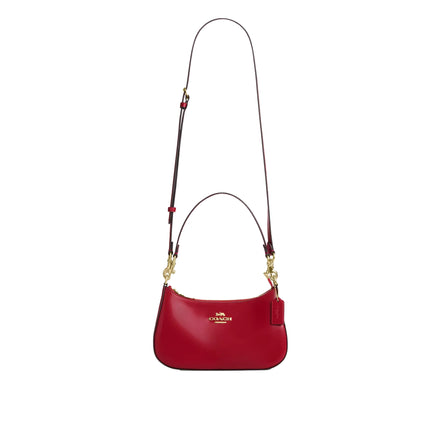 Coach Women's Teri Shoulder Bag Gold/Ruby