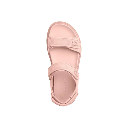 Coach Women's Brynn Sandal In Signature Canvas Candy Pink