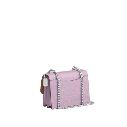 Coach Women's Mini Klare Crossbody Bag In Signature Leather Silver/Light Violet