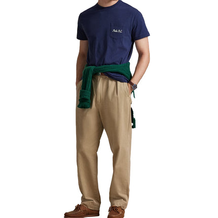 Polo Ralph Lauren Men's Classic Fit Polo Bear Jersey T-Shirt Newport Navy Society Bear