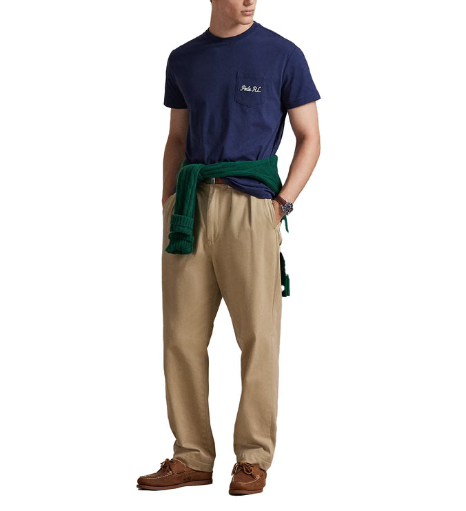 Polo Ralph Lauren Men's Classic Fit Polo Bear Jersey T-Shirt Newport Navy Society Bear