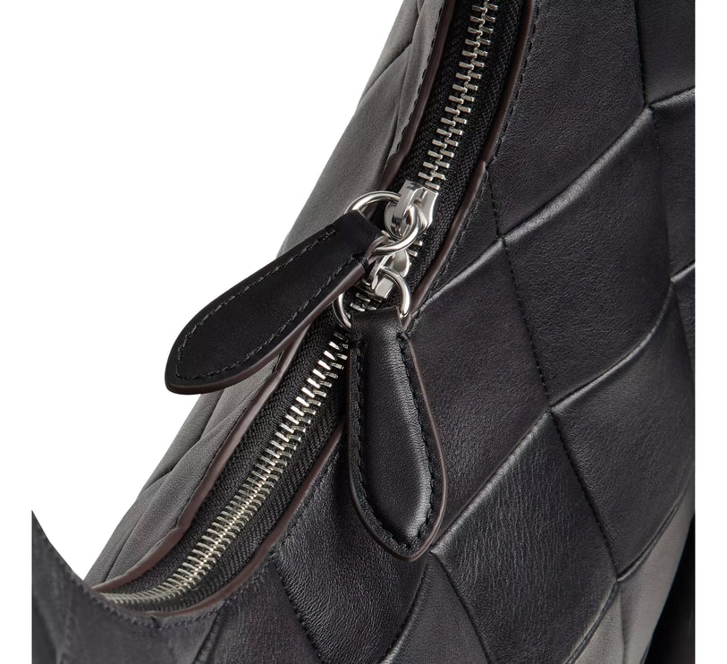Coach Women's Alter/Ego Large Crescent Shoulder Bag In Upcrafted Leather Black