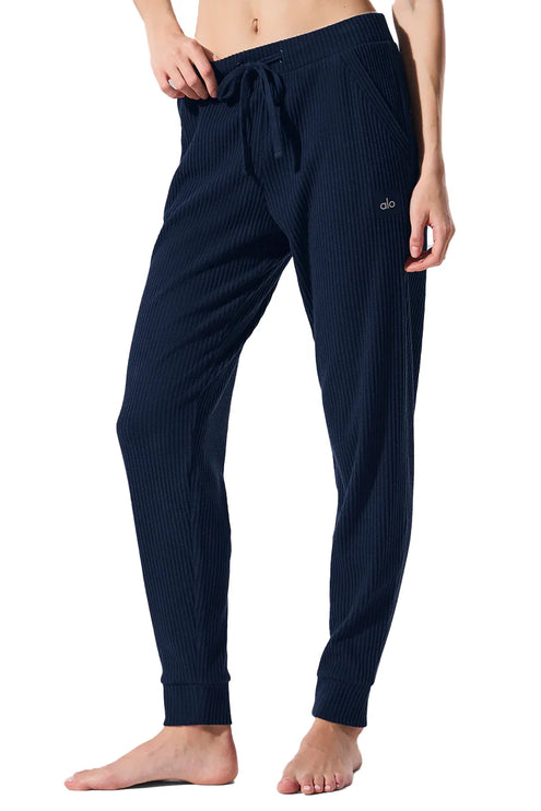 alo Women's Muse Sweatpant - Navy