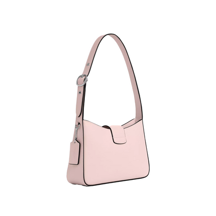 Coach Women's Eliza Shoulder Bag With Zipper Closure Silver/Blush