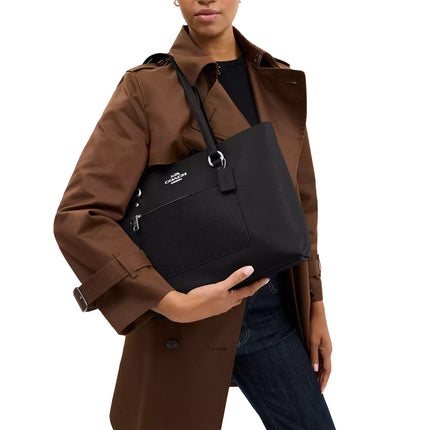 Coach Women's Station Tote Bag Silver/Black