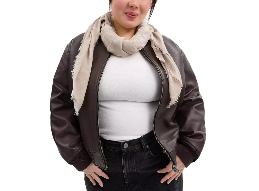 Coach Women's Signature Wrap Oatmeal